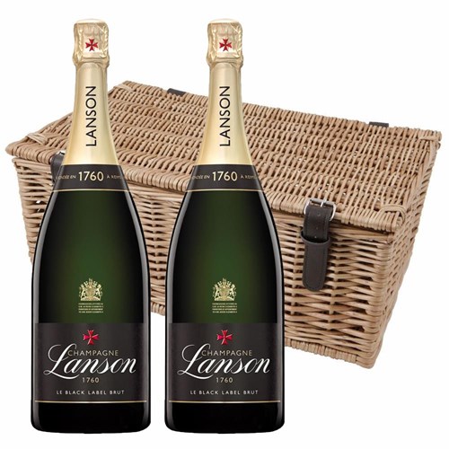 Magnum of Lanson Le Black Label 150cl Duo Magnum Hamper (2x150cl)